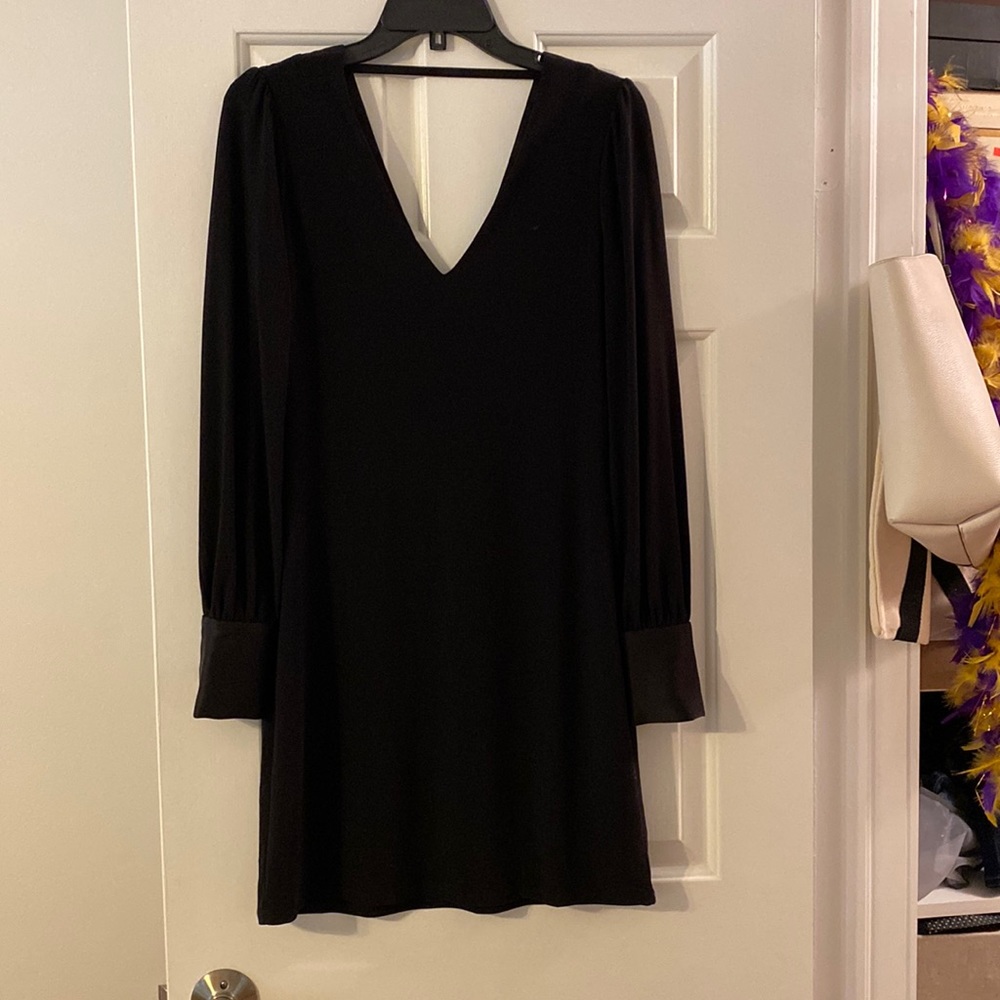 White House Black Market. Black mini dress.